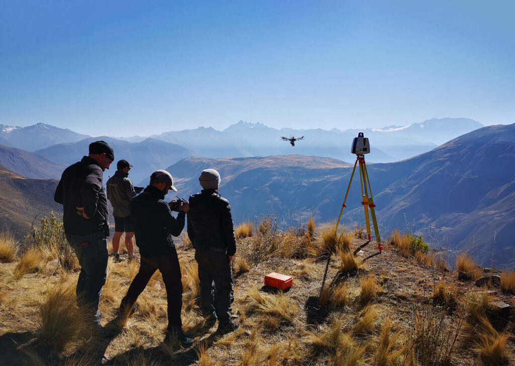 Lost Cities with Albert Lin Peru episode: Visualskies 3D scanning at the Pre-Inca mountain-top site of Wat'a