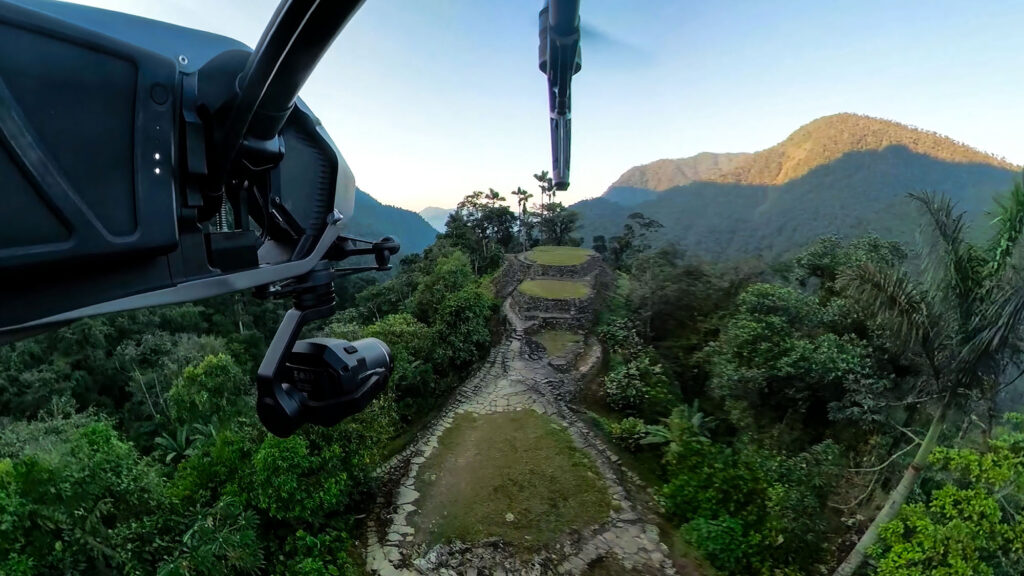 VS Scout augmented reality app used on Lost Cities with Albert Lin at Ciudad Perdida, Colombia