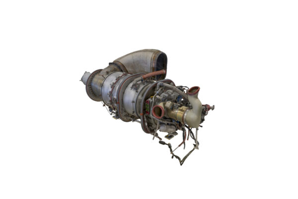 Visualskies rendering of an aviation helicopter engine