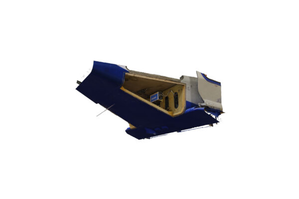 Visualskies rendering of an aviation helicopter rear compartment