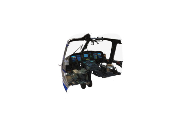 Visualskies rendering of an aviation helicopter cockpit