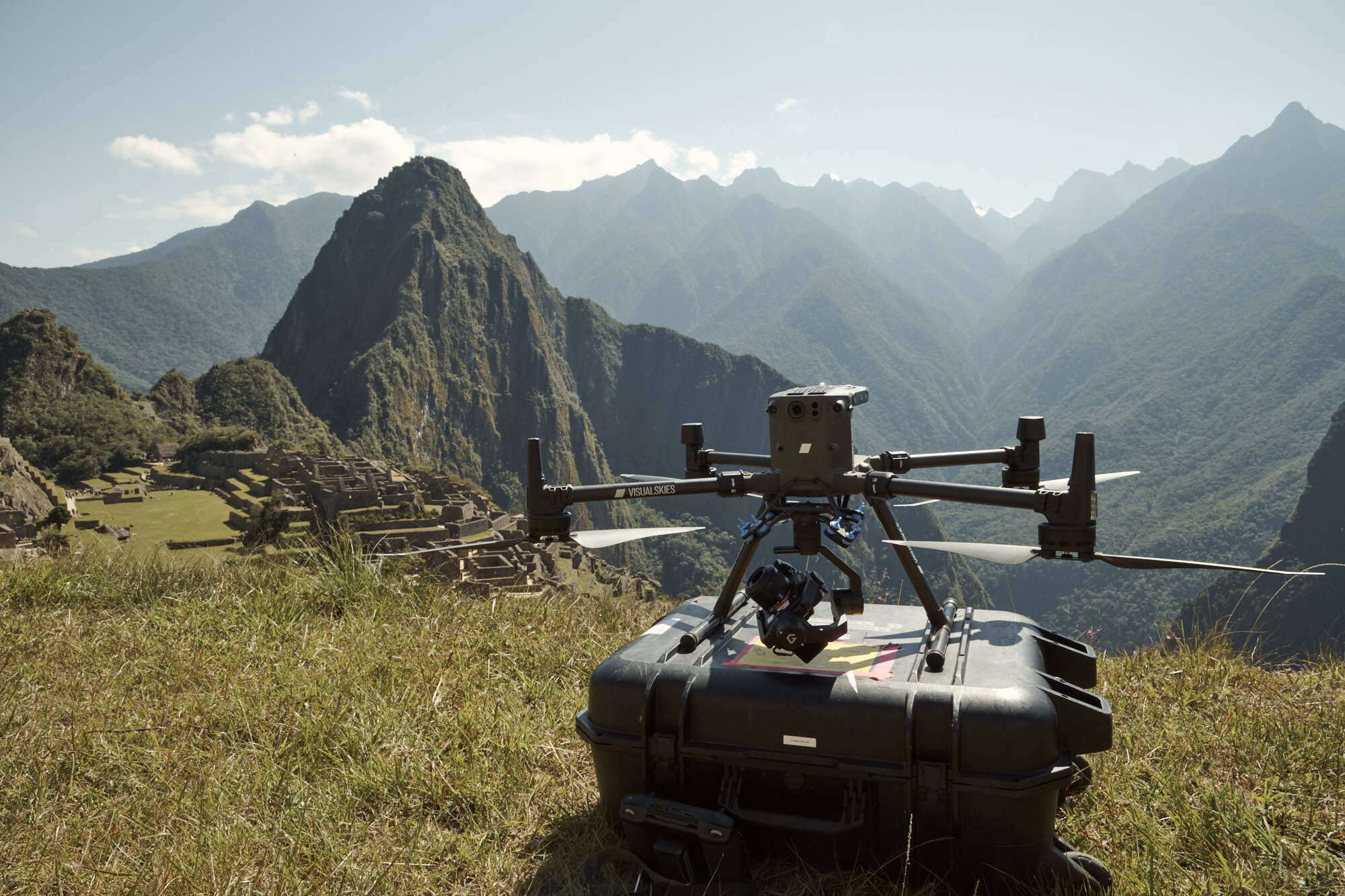 Drone Technology Drone Technology,Paddington in Peru,Aerial photogrammetry,3D scanning for film,VFX location scanning,Drone photogrammetry,Visual effects environment capture,Photogrammetry in filmmaking,Digital twins for VFX,Set extension photogrammetry,Virtual production scanning,Cinematic realism through drones,Machu Picchu drone scanning,Photogrammetry in Peru and Colombia,Heritage site 3D capture,DJI drones for film,Gremsy gimbals VFX,Leica scanners for VFX,High-resolution mesh capture,Drone mapping for virtual sets,Behind the scenes visual effects Visualskies Ltd drone pic