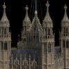 Detailed 3D scan of the pinnacles and roof at the top of the Victoria Tower, Houses of Parliament